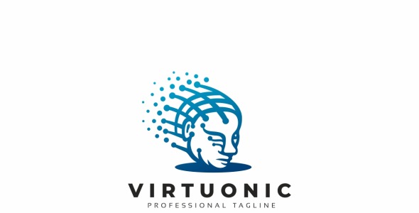 Шаблон логотипа на тему графика