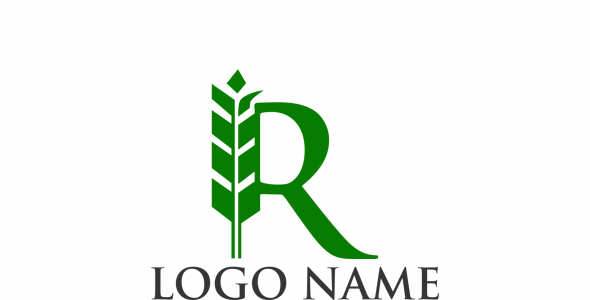 Шаблон логотипа на тему графика