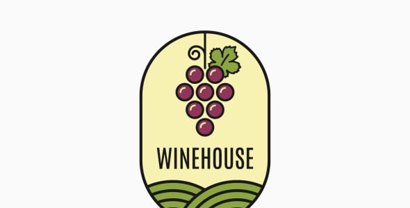 Шаблон логотипа на тему графика