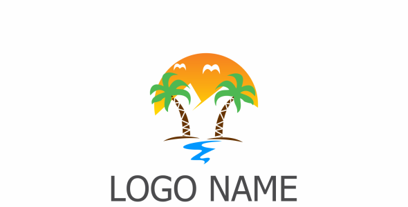 Шаблон логотипа на тему графика