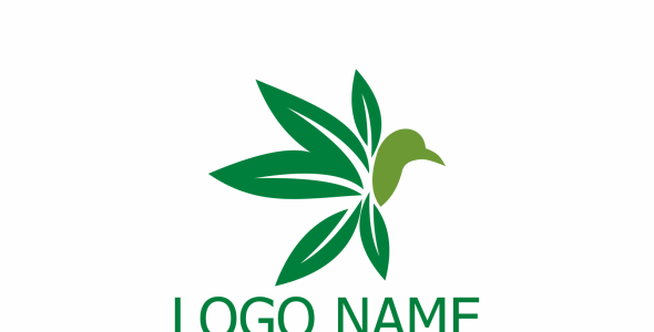 Шаблон логотипа на тему графика