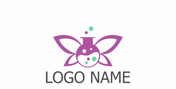 Шаблон логотипа на тему графика