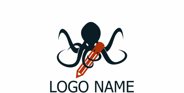 Шаблон логотипа на тему графика