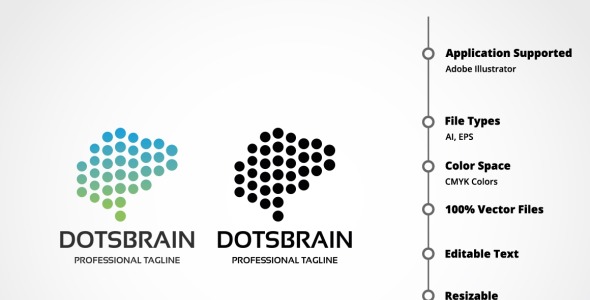 Шаблон логотипа на тему графика