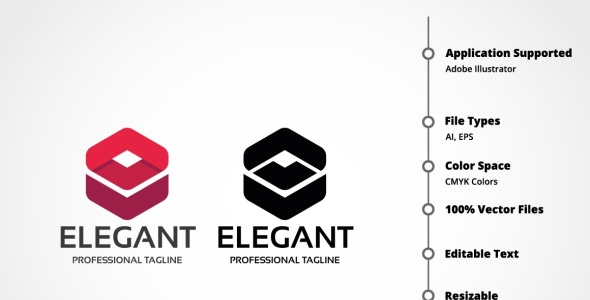 Шаблон логотипа на тему графика