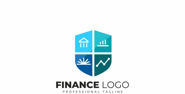 Шаблон логотипа на тему графика