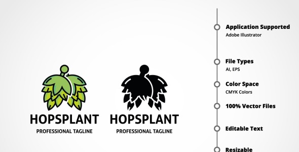 Шаблон логотипа на тему графика