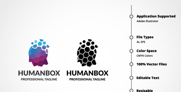 Шаблон логотипа на тему графика