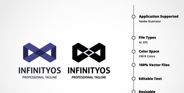 Шаблон логотипа на тему графика