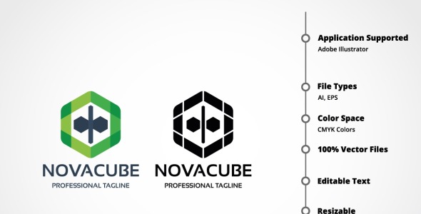 Шаблон логотипа на тему графика