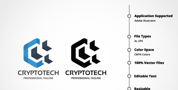 Шаблон логотипа на тему графика