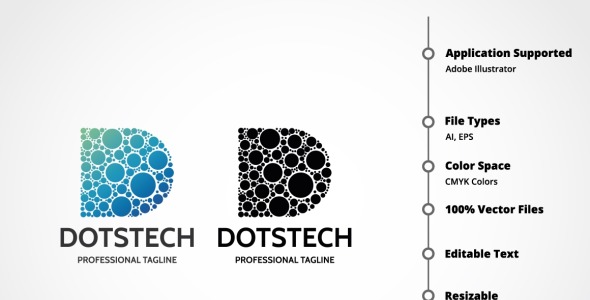 Шаблон логотипа на тему графика