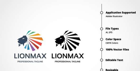 Шаблон логотипа на тему графика