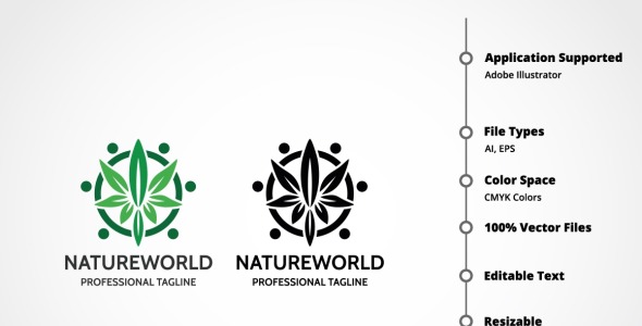 Шаблон логотипа на тему графика