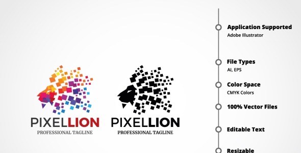 Шаблон логотипа на тему графика