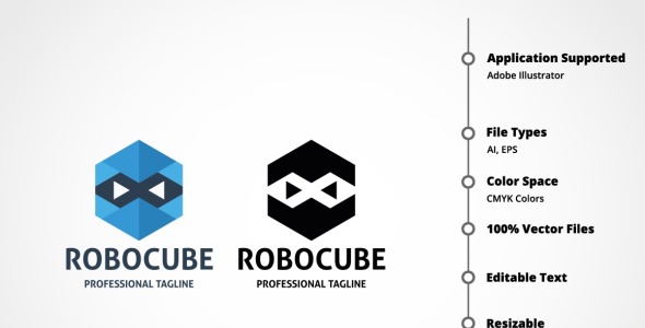 Шаблон логотипа на тему графика