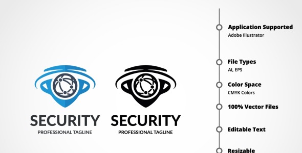 Шаблон логотипа на тему графика