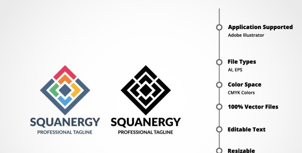 Шаблон логотипа на тему графика