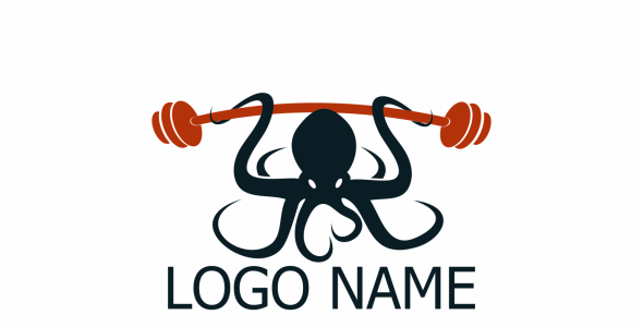 Шаблон логотипа на тему графика