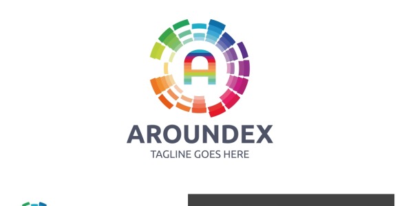 Шаблон логотипа на тему графика