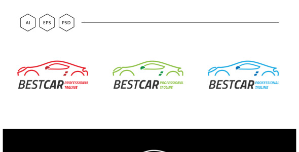 Шаблон логотипа на тему графика