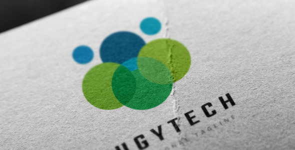 Шаблон логотипа на тему графика