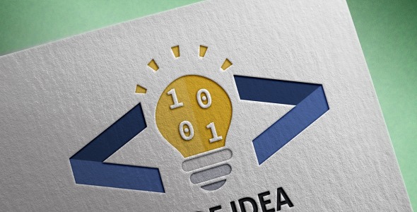 Шаблон логотипа на тему графика