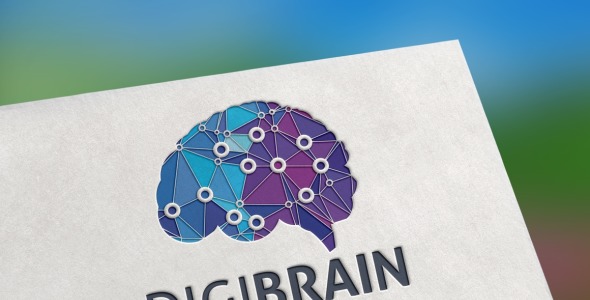 Шаблон логотипа на тему графика