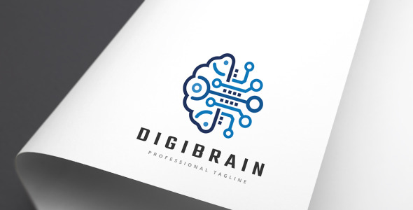 Шаблон логотипа на тему графика