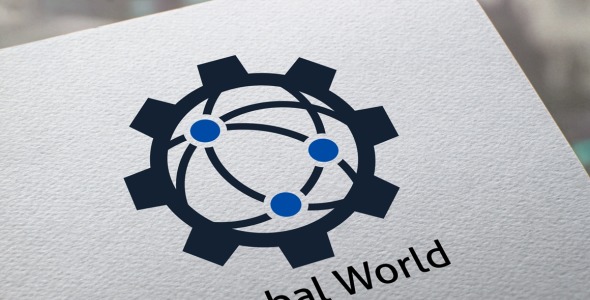 Шаблон логотипа на тему графика