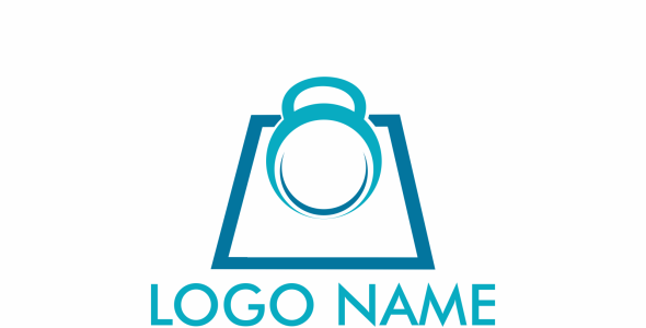 Шаблон логотипа на тему графика