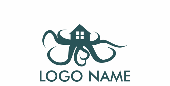 Шаблон логотипа на тему графика