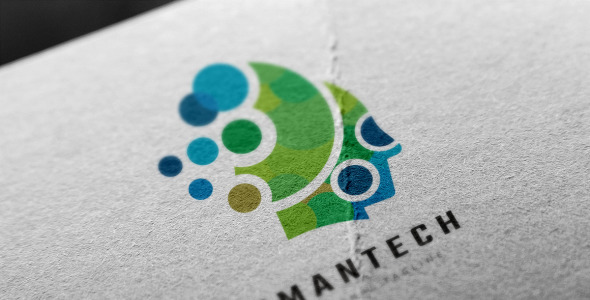 Шаблон логотипа на тему графика