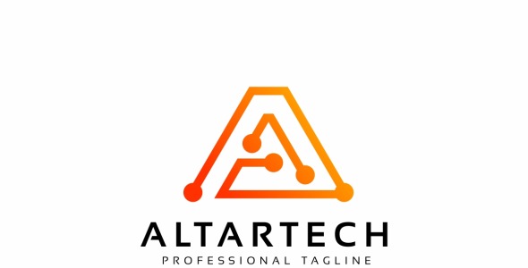 Шаблон логотипа на тему графика