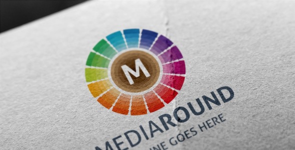 Шаблон логотипа на тему графика