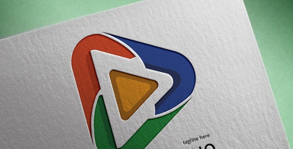 Шаблон логотипа на тему графика