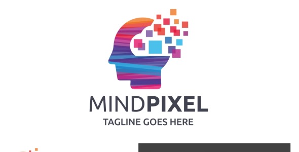 Шаблон логотипа на тему графика