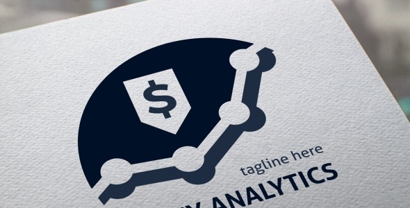 Шаблон логотипа на тему графика