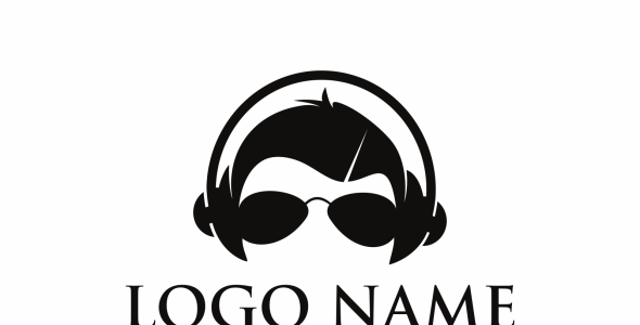 Шаблон логотипа на тему графика