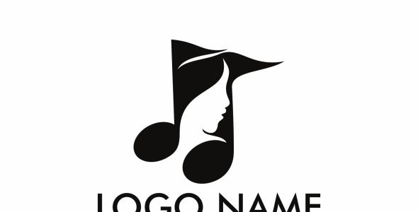 Шаблон логотипа на тему графика