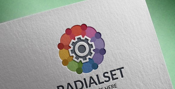 Шаблон логотипа на тему графика