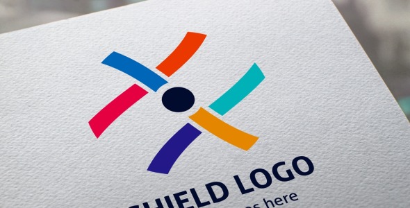 Шаблон логотипа на тему графика