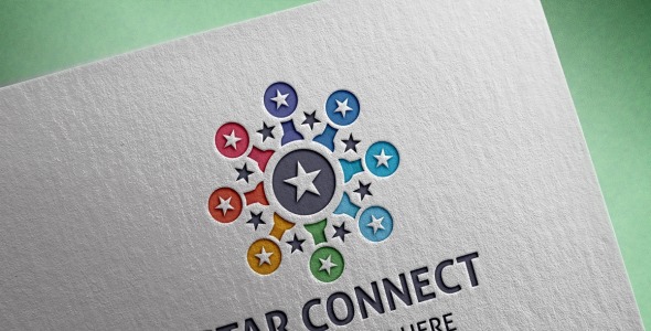 Шаблон логотипа на тему графика