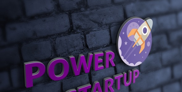 Шаблон логотипа на тему графика