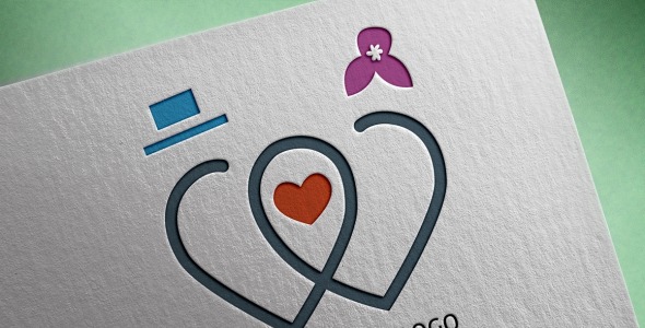 Шаблон логотипа на тему графика