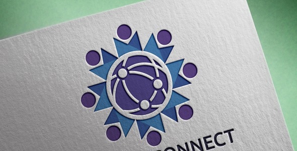 Шаблон логотипа на тему графика