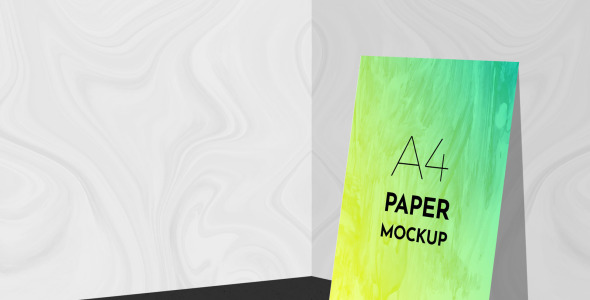 Мокап для продукта на тему графика