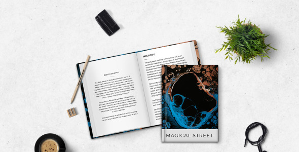 Мокап для продукта на тему графика