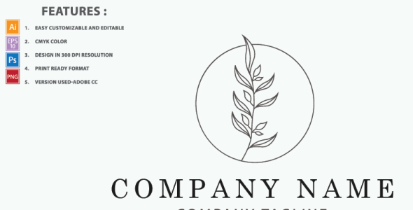 Шаблон логотипа на тему графика