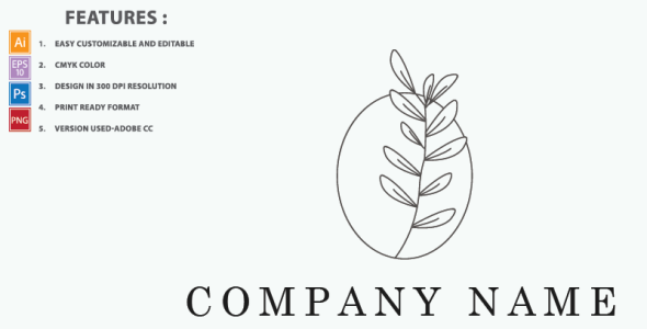 Шаблон логотипа на тему графика